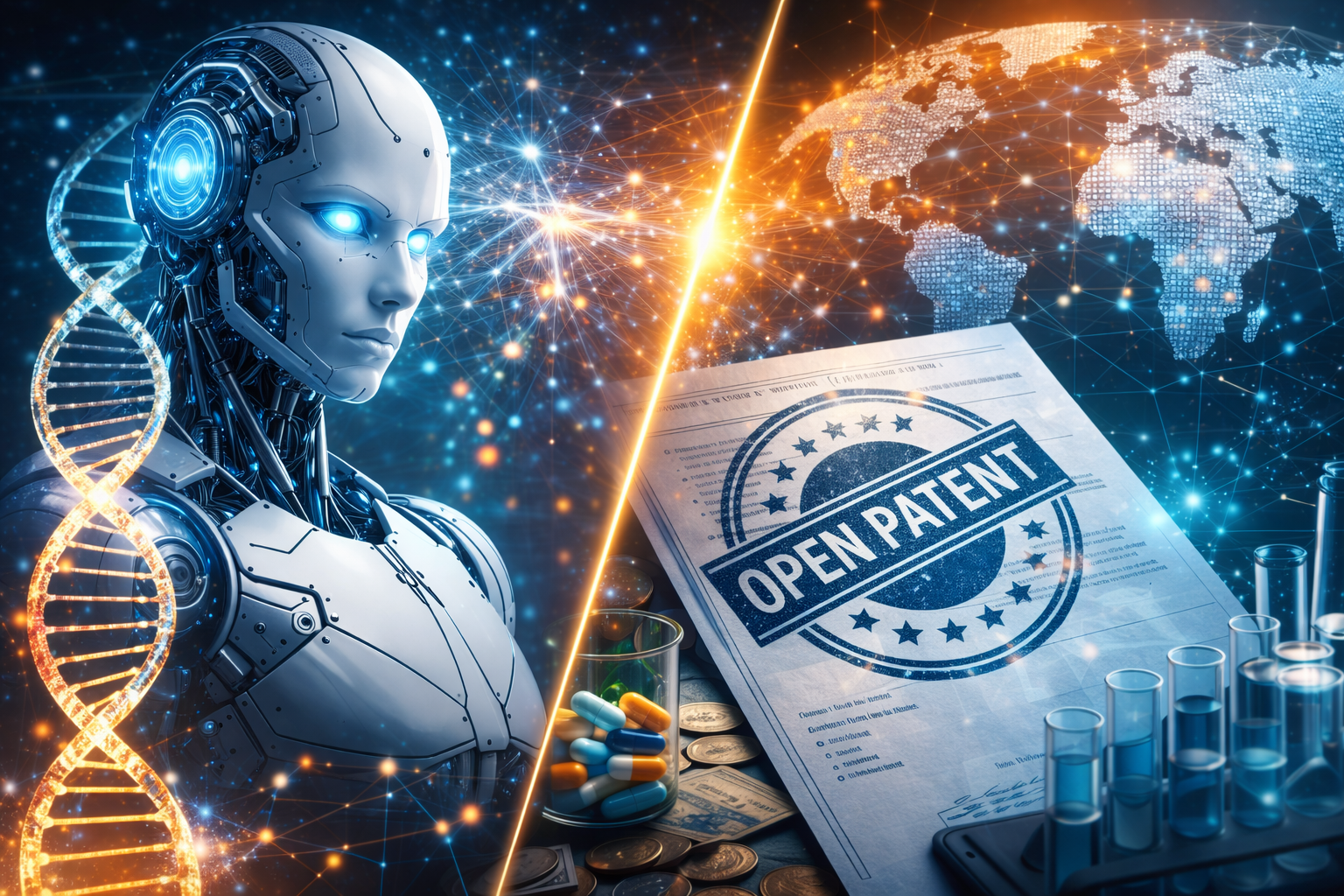 AI for Public Good: Can We Patent Future Meds to Benefit Humanity?