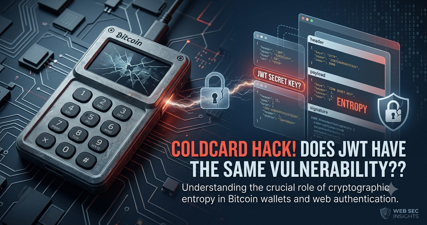 Coldcard Hack! Does JWT Have the Same Vulnerability??